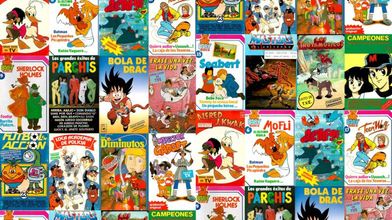 Cintas infantiles de gasolinera de los 80 y 90